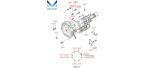 new transmission at-5 2wd 4wd hyundai starex h-1 1996-01
